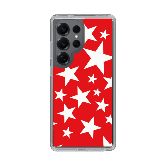 Slim Protection Case［ Stars - Red ］