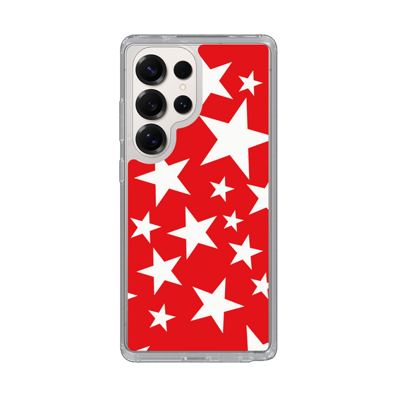 Slim Protection Case［ Stars - Red ］