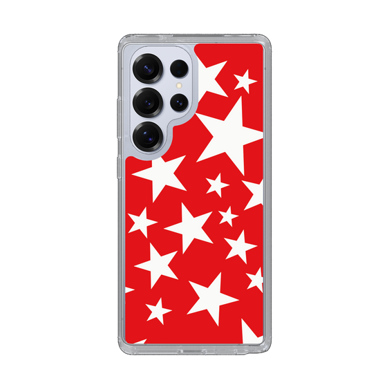 Slim Protection Case［ Stars - Red ］