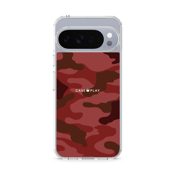 Slim Protection Case［ Camouflage - Red ］
