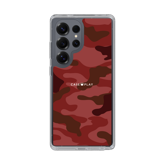 Slim Protection Case［ Camouflage - Red ］