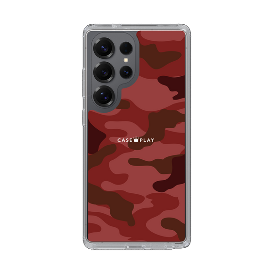 Slim Protection Case［ Camouflage - Red ］