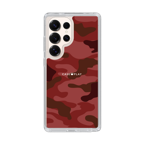 Slim Protection Case［ Camouflage - Red ］