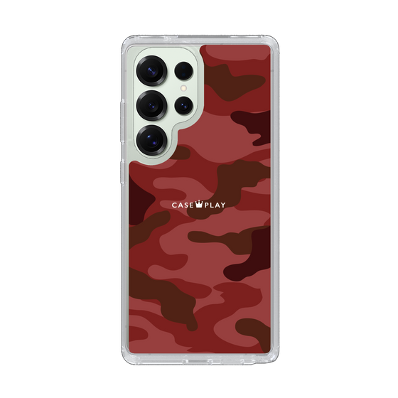 Slim Protection Case［ Camouflage - Red ］