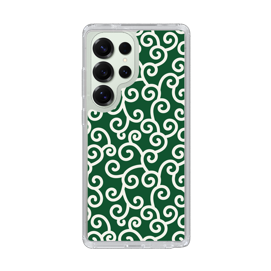 Slim Protection Case［ Karakusa Pattern - Green ］