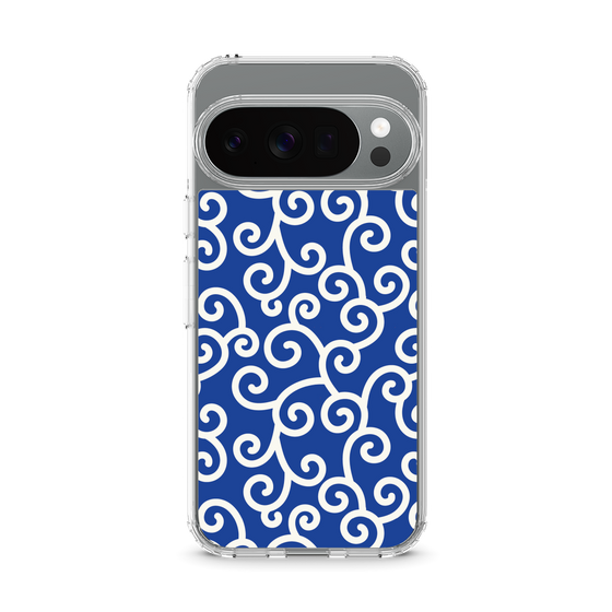 Slim Protection Case［ Karakusa Pattern - Blue ］