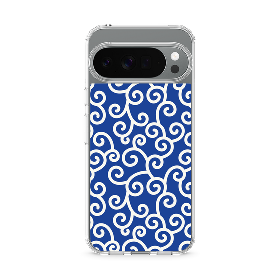 Slim Protection Case［ Karakusa Pattern - Blue ］