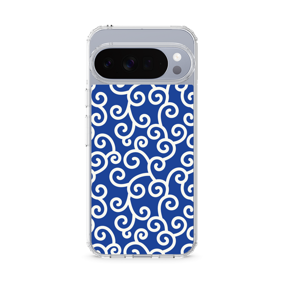 Slim Protection Case［ Karakusa Pattern - Blue ］