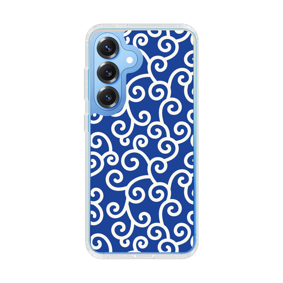 Slim Protection Case［ Karakusa Pattern - Blue ］