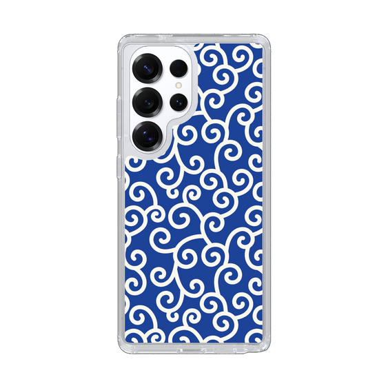 Slim Protection Case［ Karakusa Pattern - Blue ］