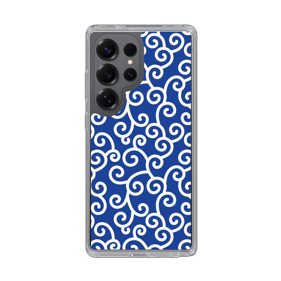 Slim Protection Case［ Karakusa Pattern - Blue ］