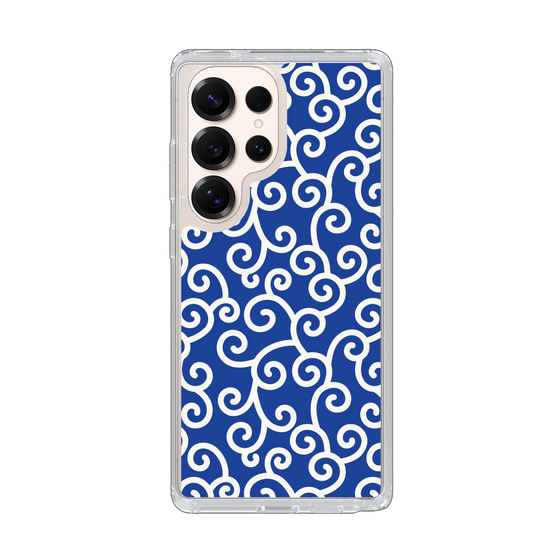 Slim Protection Case［ Karakusa Pattern - Blue ］