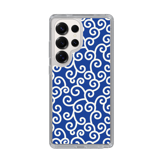 Slim Protection Case［ Karakusa Pattern - Blue ］