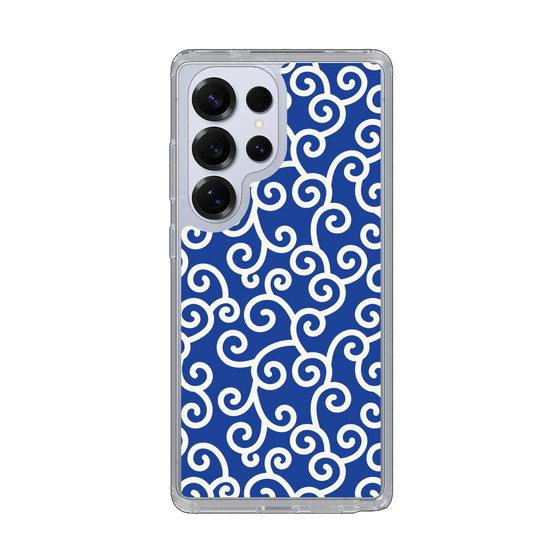 Slim Protection Case［ Karakusa Pattern - Blue ］