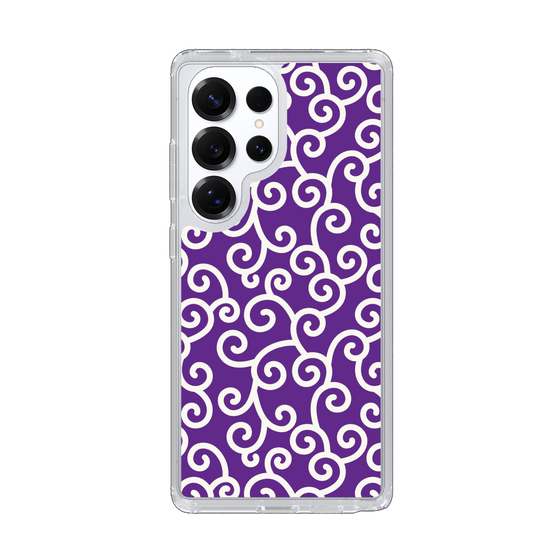 Slim Protection Case［ Karakusa Pattern - Purple ］