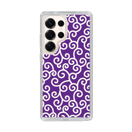 Slim Protection Case［ Karakusa Pattern - Purple ］
