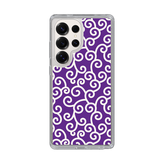 Slim Protection Case［ Karakusa Pattern - Purple ］