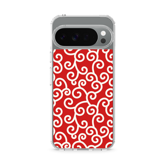 Slim Protection Case［ Karakusa Pattern - Red ］