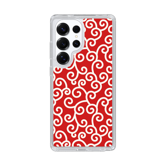 Slim Protection Case［ Karakusa Pattern - Red ］