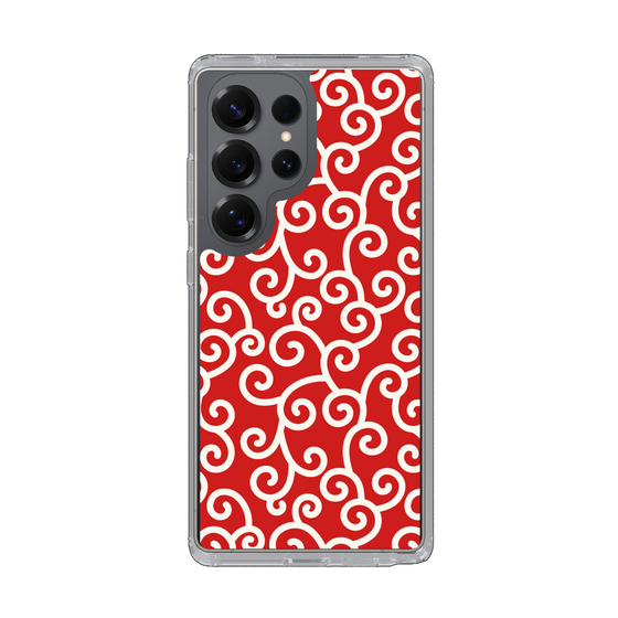 Slim Protection Case［ Karakusa Pattern - Red ］