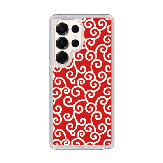 Slim Protection Case［ Karakusa Pattern - Red ］