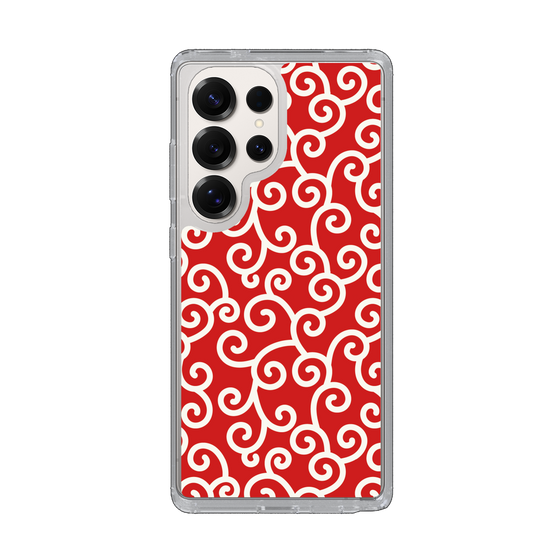 Slim Protection Case［ Karakusa Pattern - Red ］