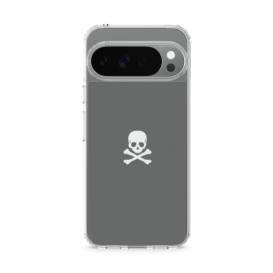 Slim Protection Case［ Skull - Gray ］
