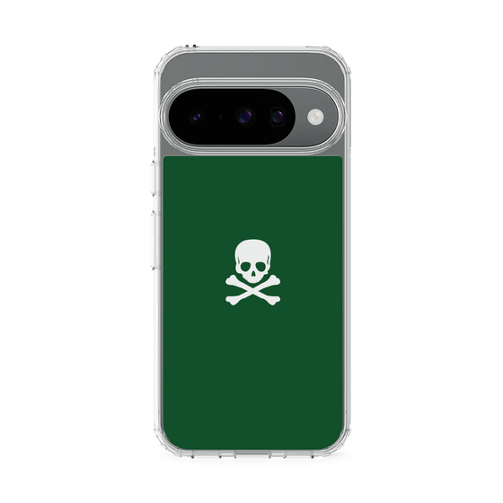 Slim Protection Case［ Skull - Green ］