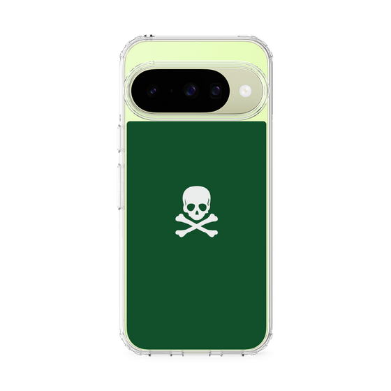Slim Protection Case［ Skull - Green ］