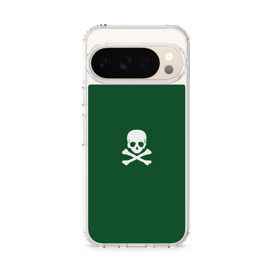 Slim Protection Case［ Skull - Green ］