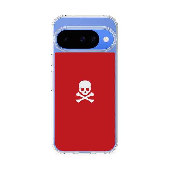 Slim Protection Case［ Skull - Red ］