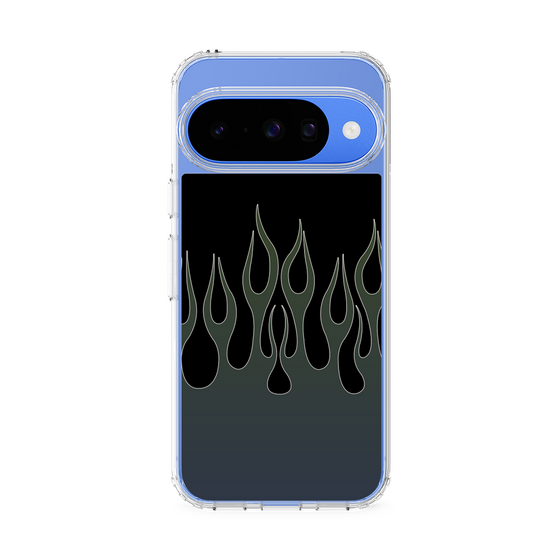 Slim Protection Case［ Flame - Blue ］