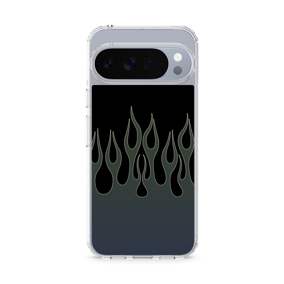 Slim Protection Case［ Flame - Blue ］