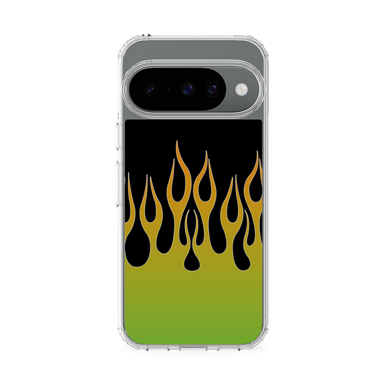 Slim Protection Case［ Flame - Green ］