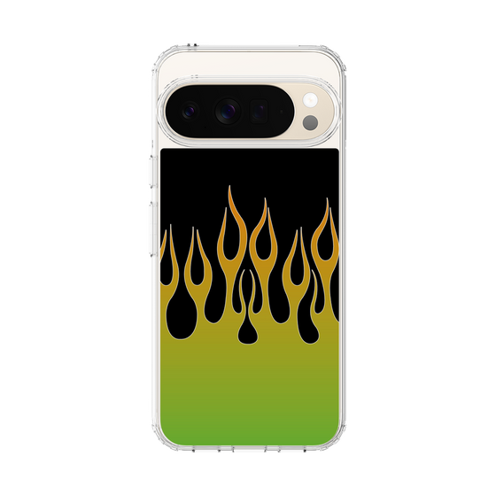 Slim Protection Case［ Flame - Green ］