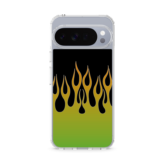 Slim Protection Case［ Flame - Green ］
