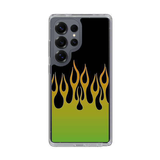 Slim Protection Case［ Flame - Green ］