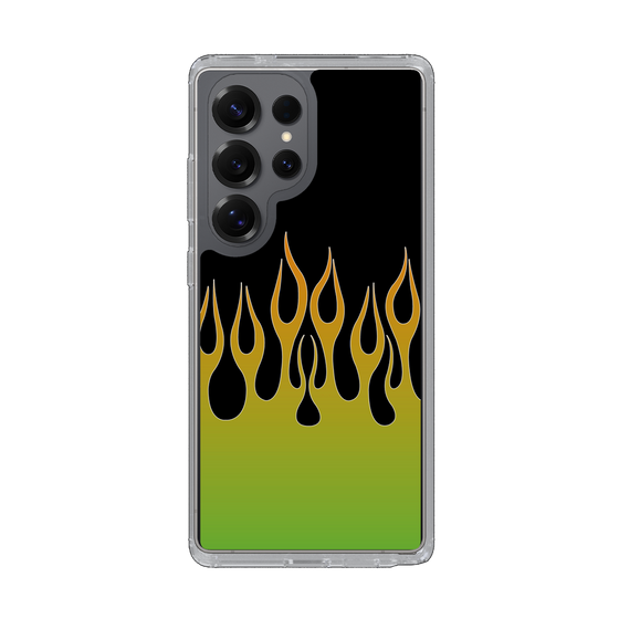 Slim Protection Case［ Flame - Green ］