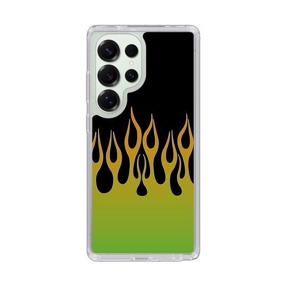 Slim Protection Case［ Flame - Green ］