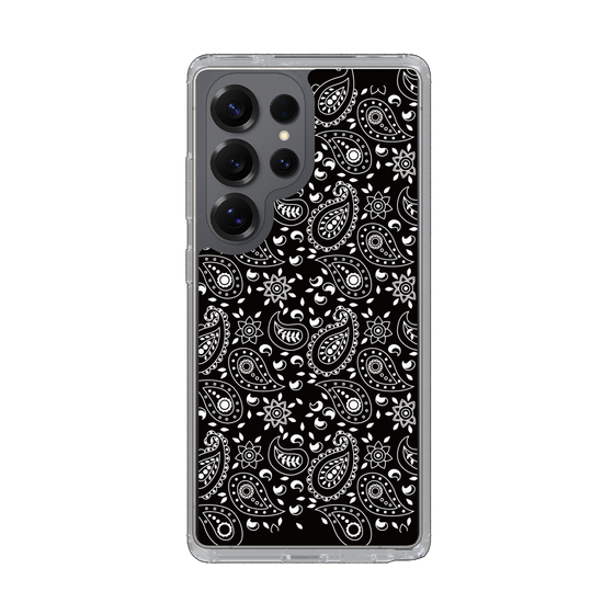 Slim Protection Case［ Paisley - Black ］
