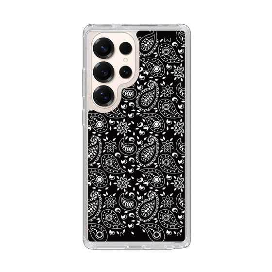 Slim Protection Case［ Paisley - Black ］