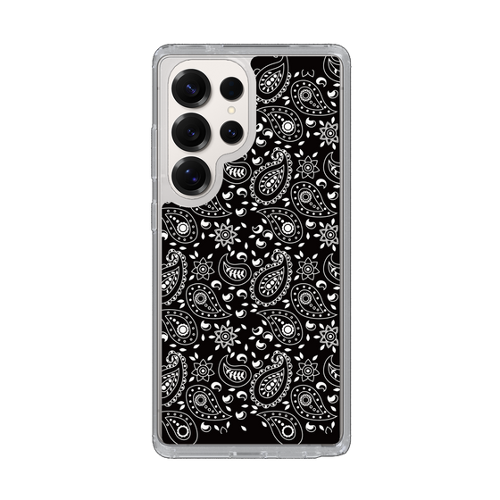 Slim Protection Case［ Paisley - Black ］