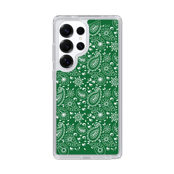 Slim Protection Case［ Paisley - Green ］
