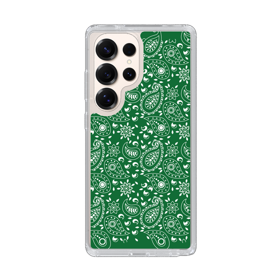 Slim Protection Case［ Paisley - Green ］