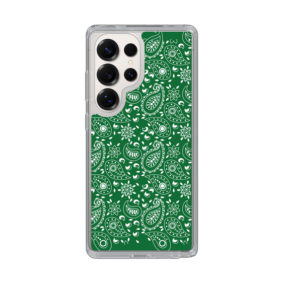 Slim Protection Case［ Paisley - Green ］