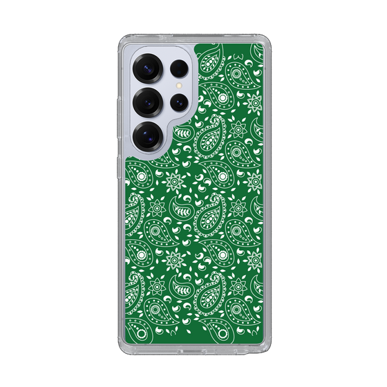 Slim Protection Case［ Paisley - Green ］