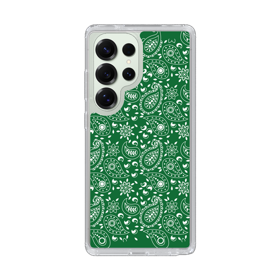 Slim Protection Case［ Paisley - Green ］