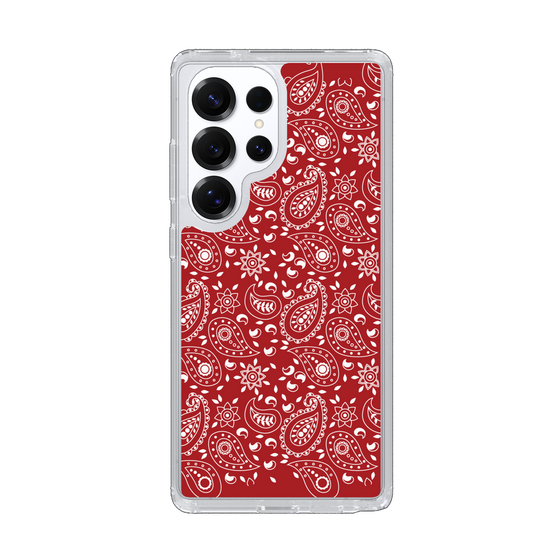 Slim Protection Case［ Paisley - Red ］