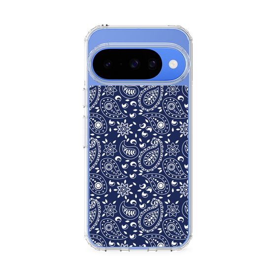 Slim Protection Case［ Paisley - Blue ］