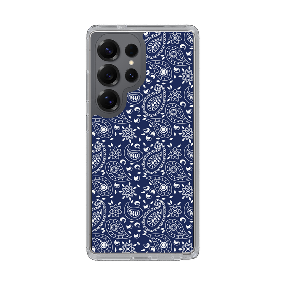 Slim Protection Case［ Paisley - Blue ］